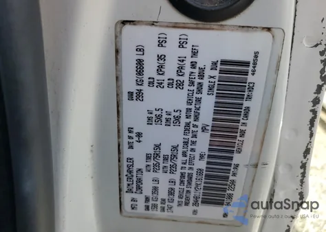 2000 Dodge Ram Van B1500 z USA, uszkodzony, nr VIN 2B4HB11Y2YK161660